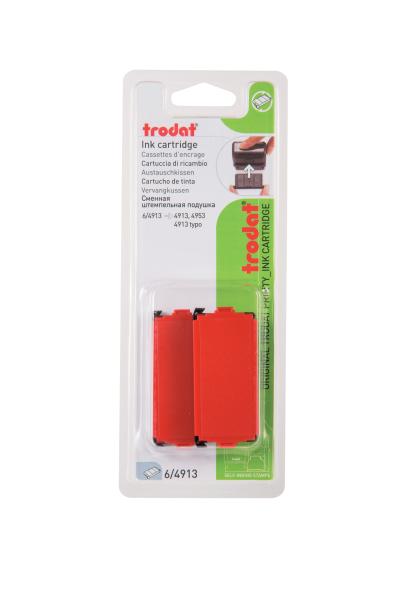 Trodat stempelkissen 6/4913ekrob rot 2 stück - Trodat-6-4913ekrob-9008056834304