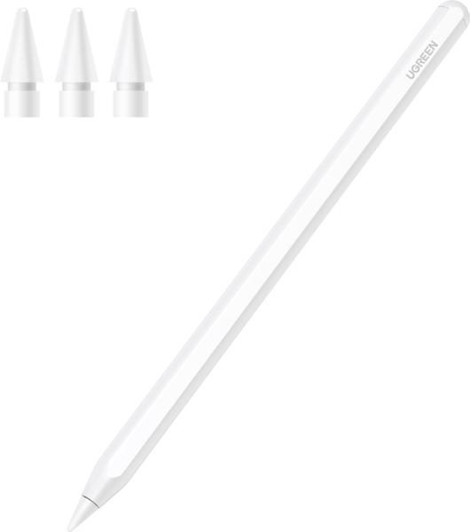 Ugreen smart stylus pen for ipad 15910 magnetic charging, white - Ugreen-15910-6941876219100