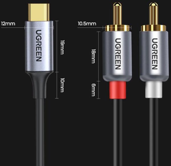 Ugreen audio cabel with chip 1.5m 20193 bb usb-c male to 2xrca male - Ugreen-20193-bb-6957303821938-07.jpg