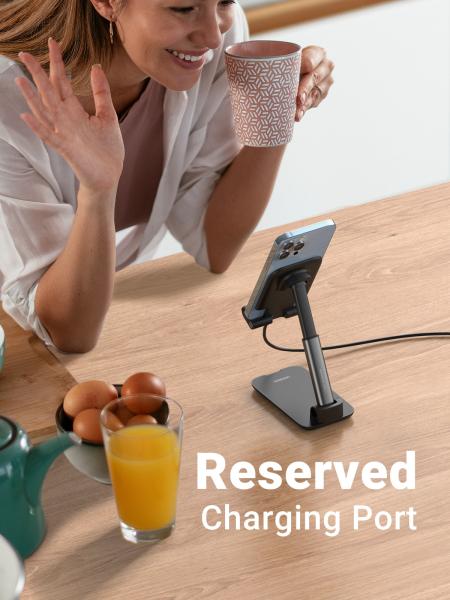 Ugreen multiangle phone desktop 20435 stand, foldable, black - Ugreen-20435-6957303824359-10.jpg