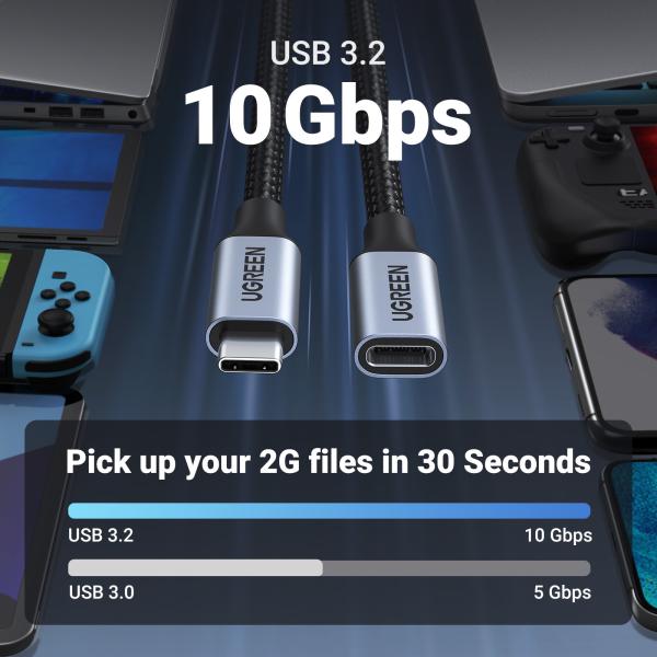 Ugreen cable usb 3.0 to type c data 20882 1m - Ugreen-20882-6957303828821-06.jpg