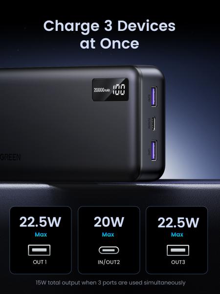 Ugreen power bank 20000mah 25683 20w, two-way fast charging - Ugreen-25683-6941876226832-08.jpg
