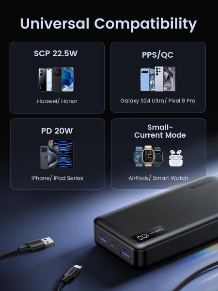 Ugreen power bank 20000mah 25683 20w, two-way fast charging - Ugreen-25683-6941876226832-10.jpg