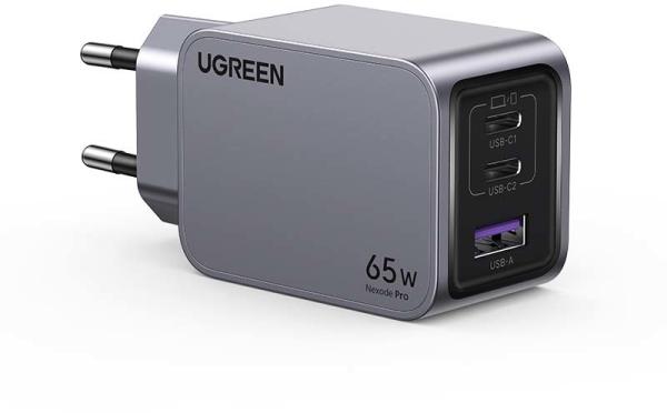 Ugreen usb wallcharger nexode pro 25871 65w usb-a+c,pd,gan w.cable - Ugreen-25871-6941876228713-02.jpg