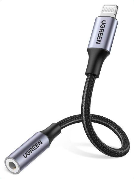 Ugreen lightning to 3.5mm headphone 30756 jack adapter 10cm, grey - Ugreen-30756-6957303837564-02.jpg