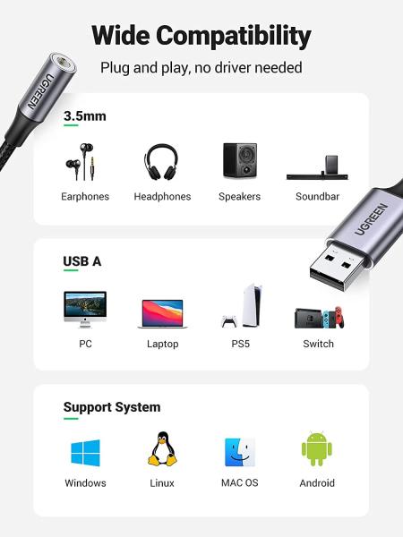 Ugreen audio adapter usb 2.0,3.5mm 30757 bb aluminum alloy 25cm,grey - Ugreen-30757-bb-6957303837571-04.jpg