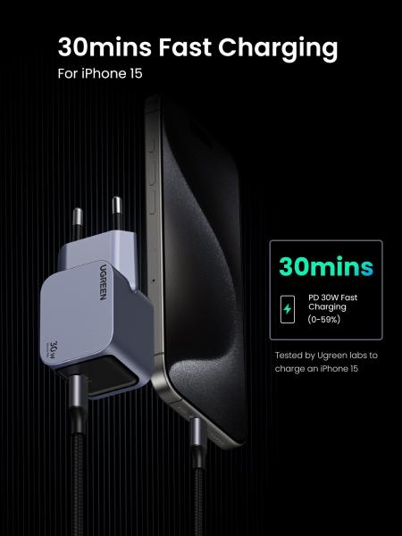 Ugreen usb wallcharger nexode pro 35006 30w, 1xusb-c, gan - Ugreen-35006-6941876230068-05.jpg