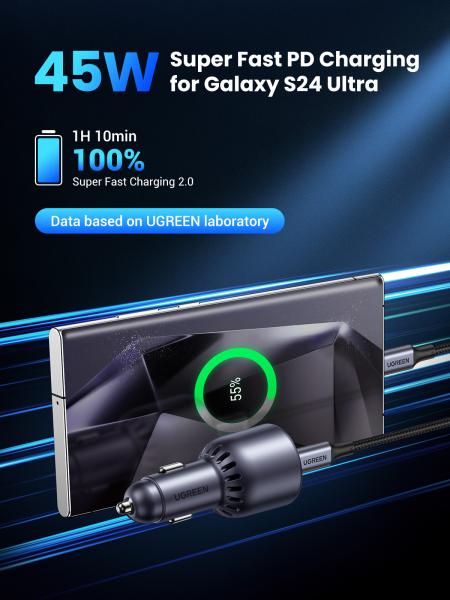Ugreen fast car charger 63w 2-port 35023 1x usb-c, 1x usb-a - Ugreen-35023-6941876230235-03.jpg