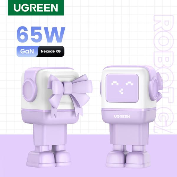 Ugreen nexode rg 65w 3-port gan 35291 2x usb-c,1xusb-a, purple - Ugreen-35291-6941876232918-10.jpg
