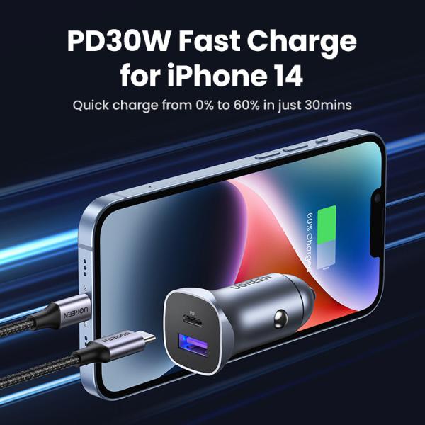 Ugreen fast car charger 30w 40858 usb-c pd+usb-a qc - Ugreen-40858-6957303848584-03.jpg