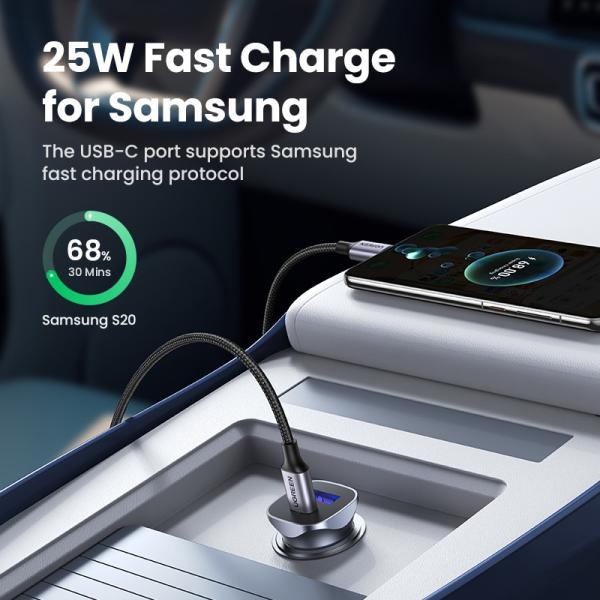 Ugreen fast car charger 30w 40858 usb-c pd+usb-a qc - Ugreen-40858-6957303848584-04.jpg