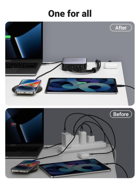 Ugreen usb desktopcharger nexode 40914 200w,2xusb-a+4xusb-c gan,bl. - Ugreen-40914-6957303849147-06.jpg