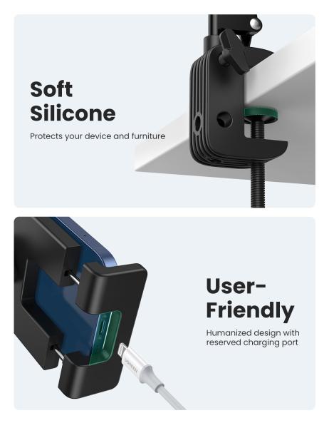 Ugreen universal holder 50394 with flexible long arm (bb) - Ugreen-50394-6957303853946-06.jpg