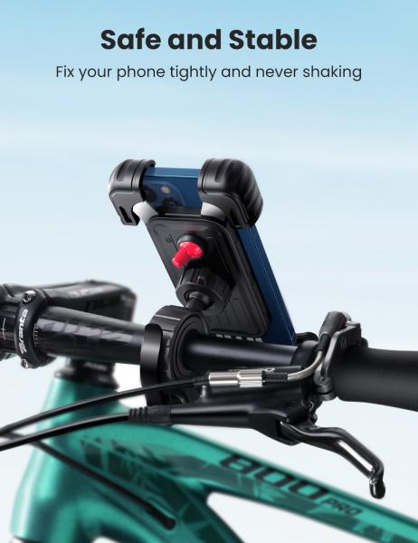 Ugreen bike phone mount 60548 black, (bb) - Ugreen-60548-6957303865482-02.jpg