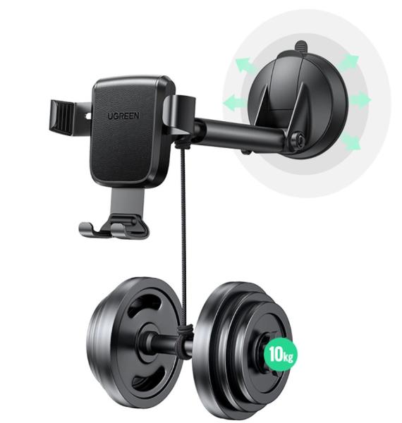 Ugreen gravity phone holder 60990b dash board w.suction cup - Ugreen-60990b-6957303893164-03.jpg
