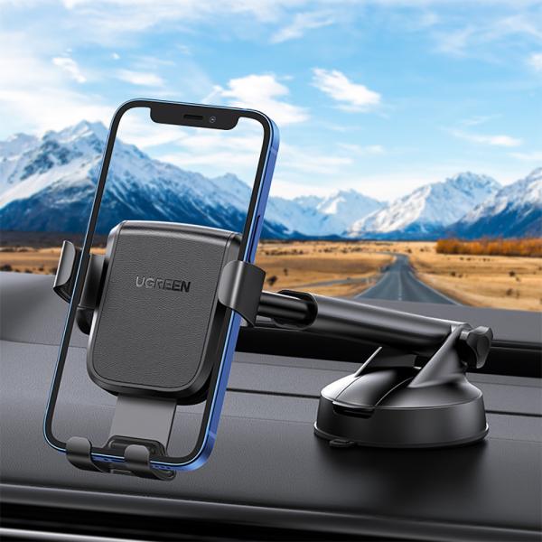 Ugreen gravity phone holder 60990b dash board w.suction cup - Ugreen-60990b-6957303893164-04.jpg
