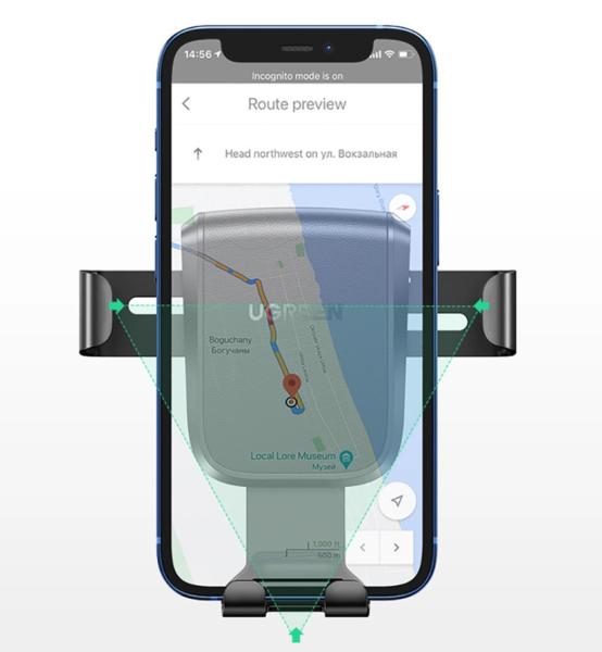 Ugreen gravity phone holder 60990b dash board w.suction cup - Ugreen-60990b-6957303893164-08.jpg