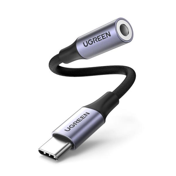 Ugreen cable usb-c to 3.5mm m/f 80154 alu shell with braided 10cm - Ugreen-80154-6957303881543-02.jpg