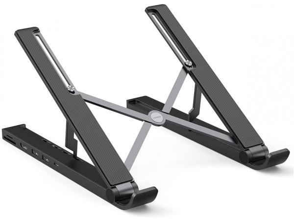 Ugreen dock.station noteb. stand (bb) 80551 hdmi,2xusb-a,usb-c,sd tf,bl. - Ugreen-80551-6957303885510