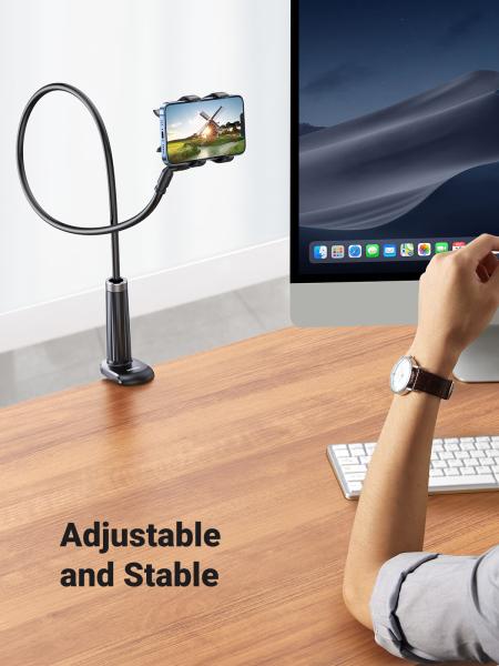 Ugreen multifunction phone clipstand 80906 90cm, black - Ugreen-80906-6957303889068-03.jpg