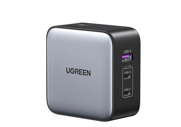 Ugreen worldwide travel fastcharger 90409 65w,usb-a,2x usb-c,gan tech - Ugreen-90409-6957303894093