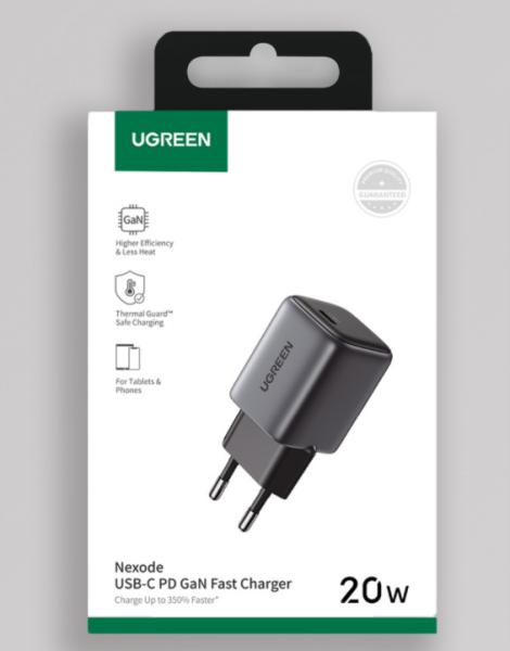 Ugreen usb c wallcharger nexode 90664 mini,20w,pd gan, black - Ugreen-90664-6957303896646-08.jpg