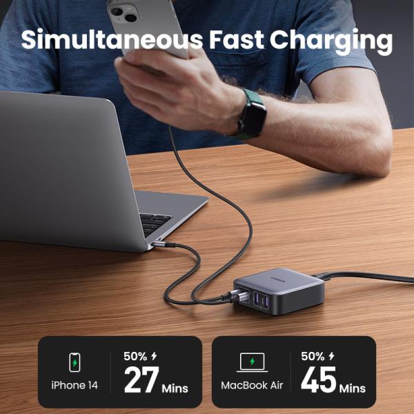 Ugreen usb desktopcharger nexode 90747 65w,2xusb-a+usb-c, black - Ugreen-90747-6957303897476-06.jpg