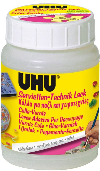 Uhu serviettenlack 47435 seidenglanz - Uhu-47435-4026700474350