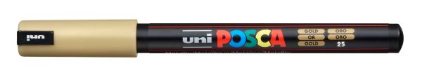 Uni-ball fineliner posca 0.7mm pc-1mr gold gold - Uni-ball-pc-1mr-gold-4902778089910