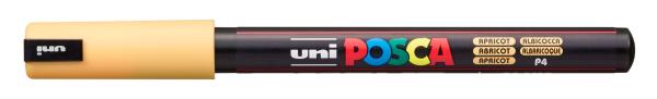 Uni-ball fineliner posca 0.7mm pc-1mr_apricot aprikose - Uni-ball-pc-1mr_apricot-4902778249413