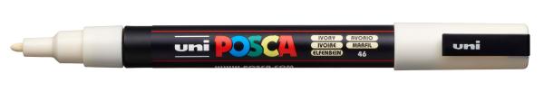 Uni-ball posca marker 0,9-1,3mm pc-3m ivory elfenbein, rundspitze - Uni-ball-pc-3m-ivory-4902778123676-02.jpg