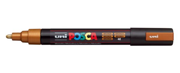 Uni-ball posca marker 1,8-2,5mm pc-5m bronze bronze, rundspitze - Uni-ball-pc-5m-bronze-4902778113547-02.jpg