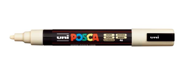 Uni-ball posca marker 1,8-2,5mm pc-5m ivory elfenbein, rundspitze - Uni-ball-pc-5m-ivory-4902778107454-02.jpg