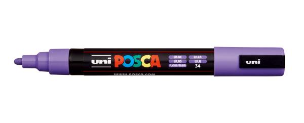 Uni-ball posca marker 1,8-2,5mm pc-5m lilac lila, rundspitze - Uni-ball-pc-5m-lilac-4902778036884-02.jpg