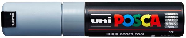 Uni-ball posca marker 4.5-5.5mm pc-7m grey grau, rundspitze - Uni-ball-pc-7m-grey-4902778228388