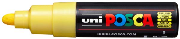 Uni-ball posca marker 4.5-5.5mm pc-7m yellow gelb, rundspitze - Uni-ball-pc-7m-yellow-4902778228265-02.jpg