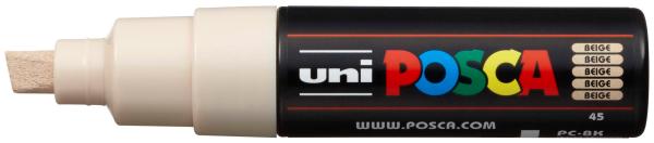 Uni-ball posca marker 8mm pc-8k beige beige, keilspitze - Uni-ball-pc-8k-beige-4902778107515-02.jpg