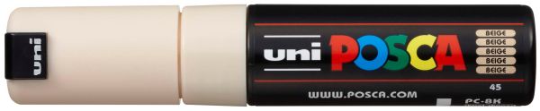 Uni-ball posca marker 8mm pc-8k beige beige, keilspitze - Uni-ball-pc-8k-beige-4902778107515