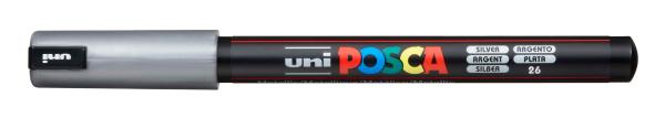Uni-ball fineliner posca 0.7mm pc1mr silver silber - Uni-ball-pc1mr-silver-4902778089927