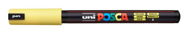 Uni-ball fineliner posca 0.7mm pc1mr yellow gelb - Uni-ball-pc1mr-yellow-4902778089798