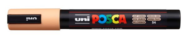 Uni-ball posca marker 1,8-2,5mm pc5m l.orang hellorange, rundspitze - Uni-ball-pc5m-lorang-4902778916230