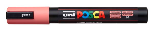 Uni-ball posca marker 1,8-2,5mm pc5mcoralpin coral pink, rundspitze - Uni-ball-pc5mcoralpin-4902778198025