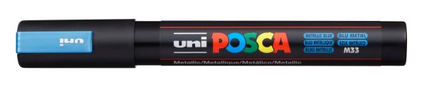 Uni-ball posca marker 1,8-2,5mm pc5mmet.blue metal.blau,r'spitze - Uni-ball-pc5mmetblue-4902778113554