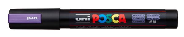 Uni-ball posca marker 1,8-2,5mm pc5mmet.viol metal.violett,rund. - Uni-ball-pc5mmetviol-4902778113592