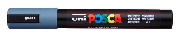 Uni-ball posca marker 1,8-2,5mm pc5mslategre schiefergrau, r'spitze - Uni-ball-pc5mslategre-4902778107492