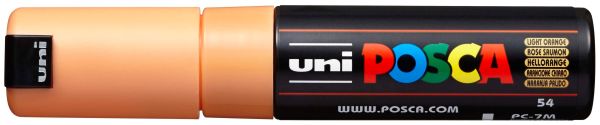 Uni-ball posca marker 4.5-5.5mm pc7mlightora hellorange, rundspitze - Uni-ball-pc7mlightora-4902778228364