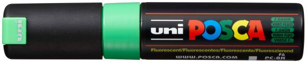 Uni-ball posca marker 8mm pc8k f.green fluo grün, keilspitze - Uni-ball-pc8k-fgreen-4902778916926