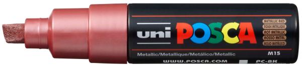 Uni-ball posca marker 8mm pc8k met. re met rot, keilspitze - Uni-ball-pc8k-met.-re-4902778113646-02.jpg