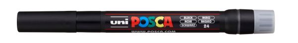 Uni-ball posca pinsel-marker 1-10mm pcf350 black schwarz - Uni-ball-pcf350-black-4902778559802
