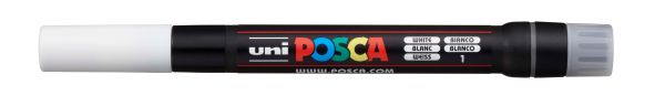 Uni-ball posca pinsel-marker 1-10mm pcf350 white weiss - Uni-ball-pcf350-white-4902778559680